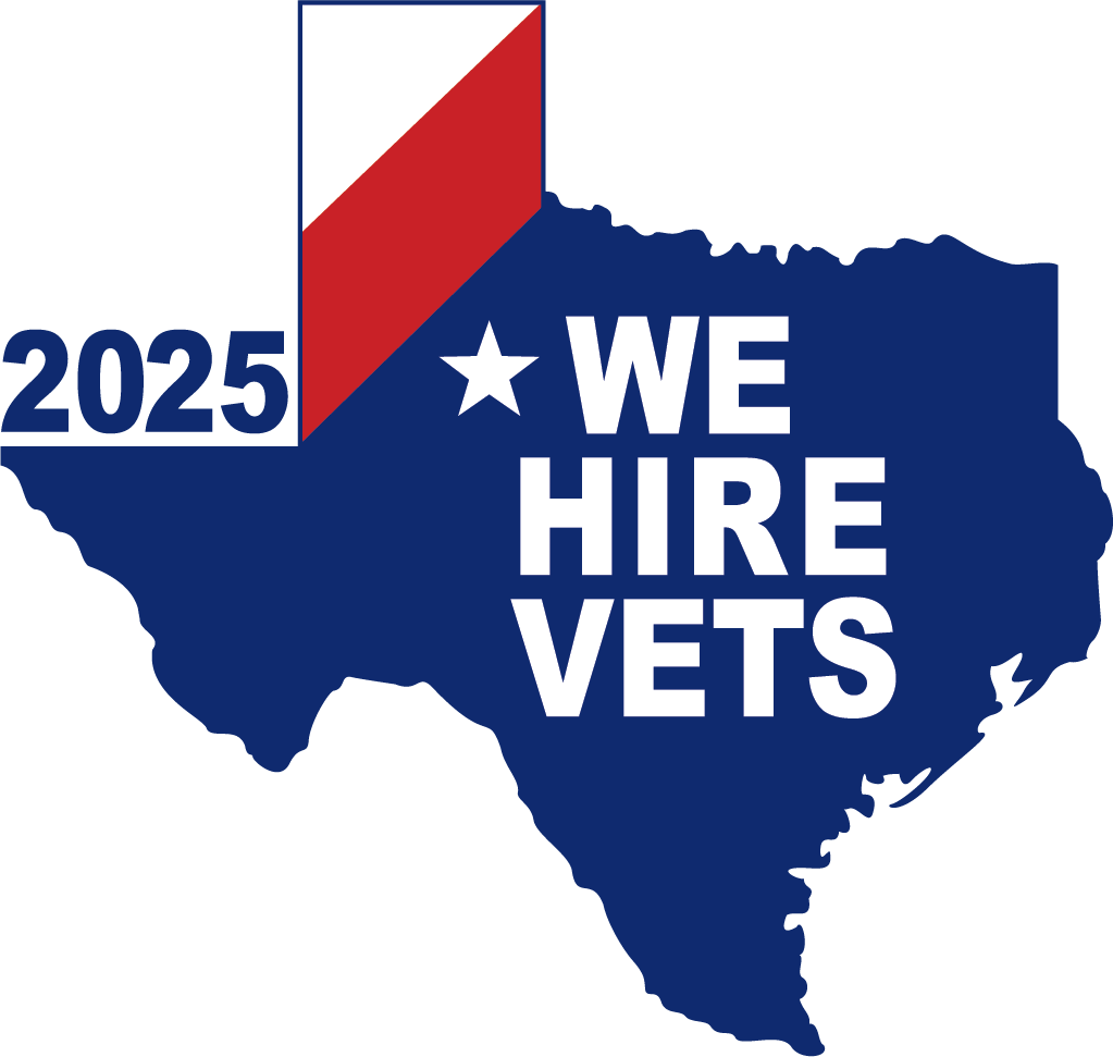 We Hire Veterans decal