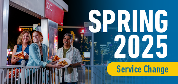 Spring 2025 Service Change