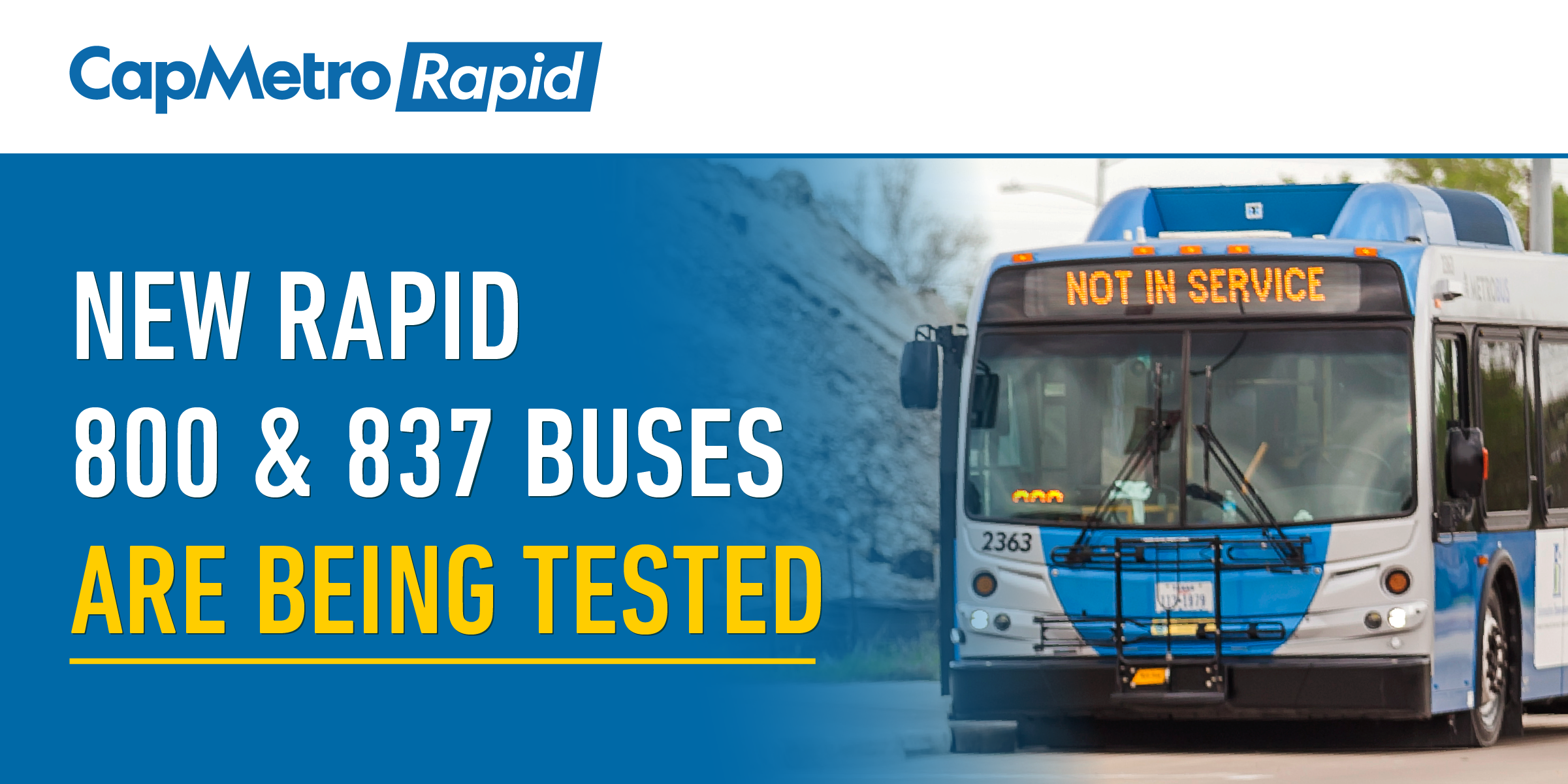 New Rapid buses are being tested