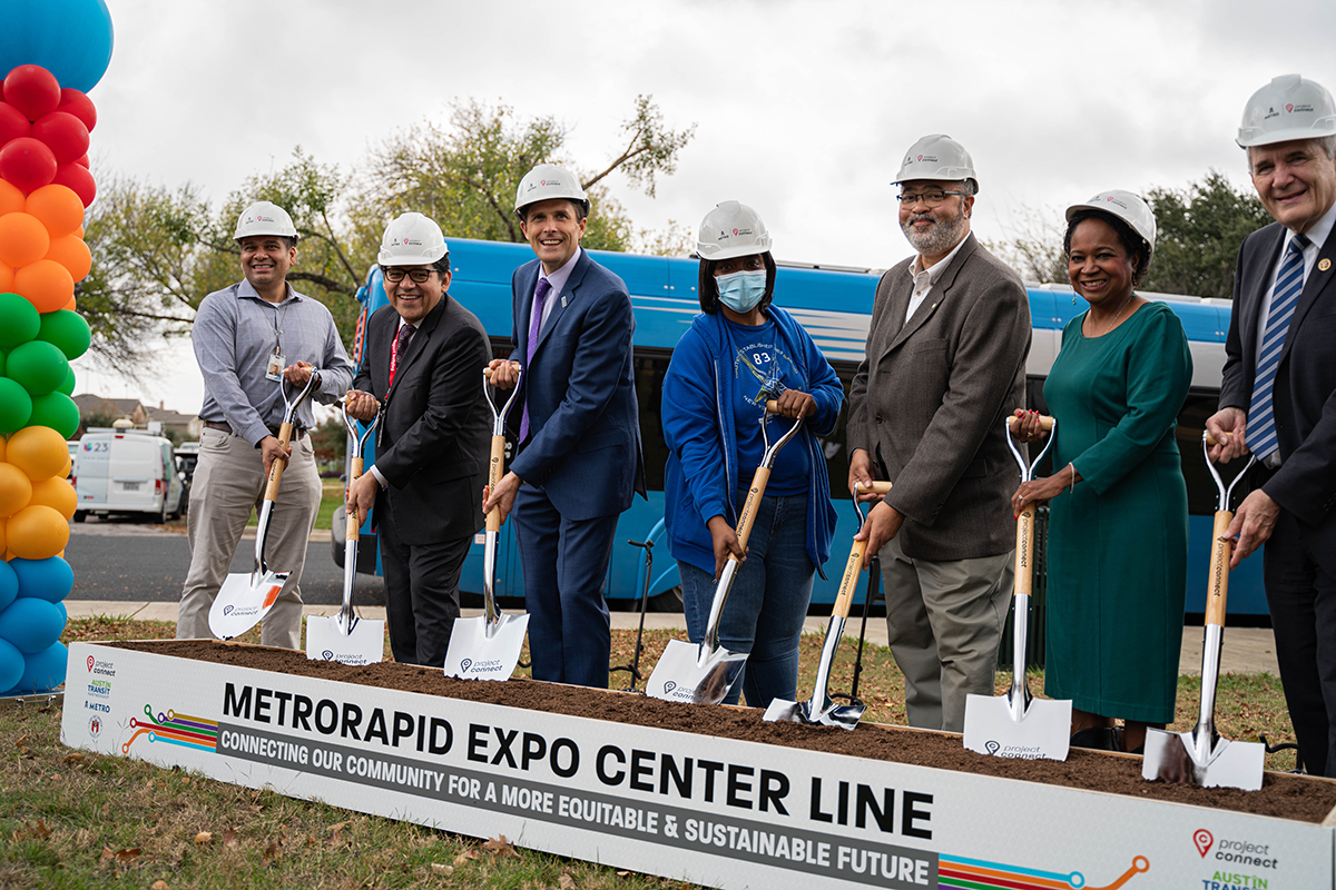 Project Connect MetroRapid Groundbreaking