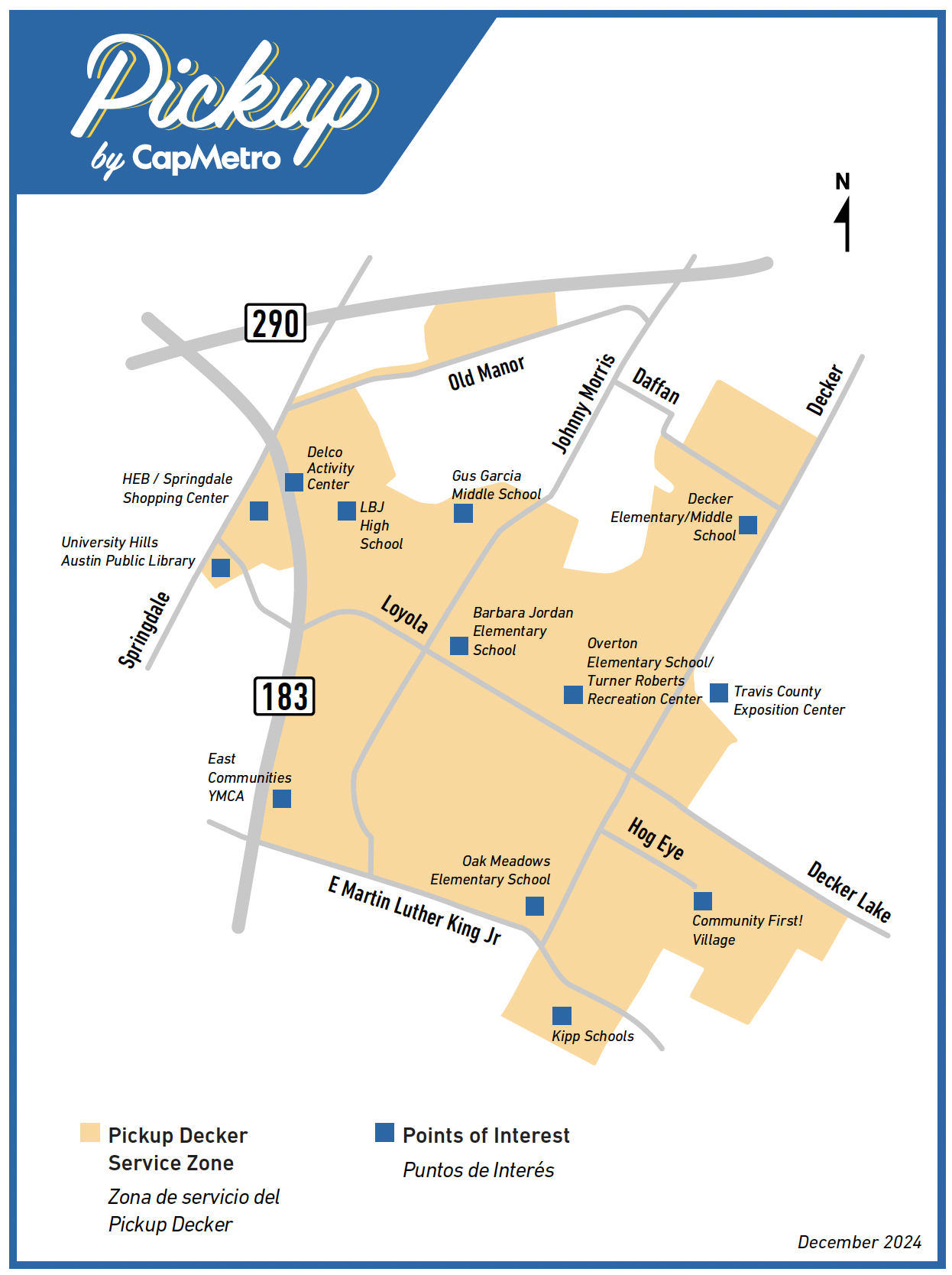 Pickup Decker Proposed Zone Map